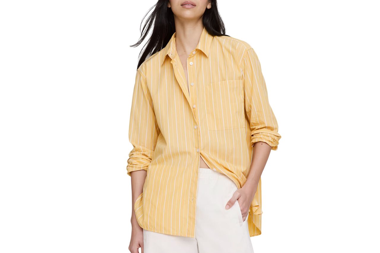 Banana Republic OVERSIZED SHIRT IN COTTON POPLIN Credit: Banana Republic
