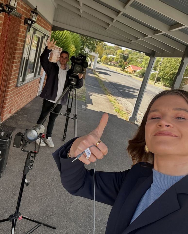 Bethan Yeoman TV News Reporter reveals she got fired while on maternity leave Bethan Yeoman with her colleagueCredit: Bethan Yeoman/Instagram