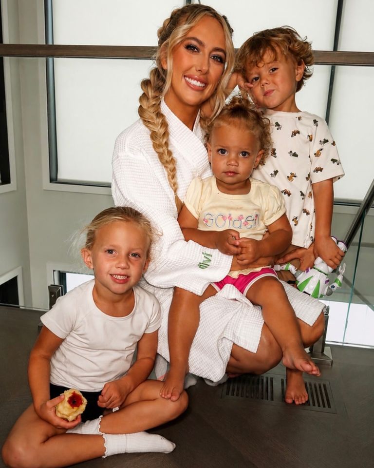 Brittany Mahomes with her 3 childrenCredit: Brittany Mahomes/Instagram