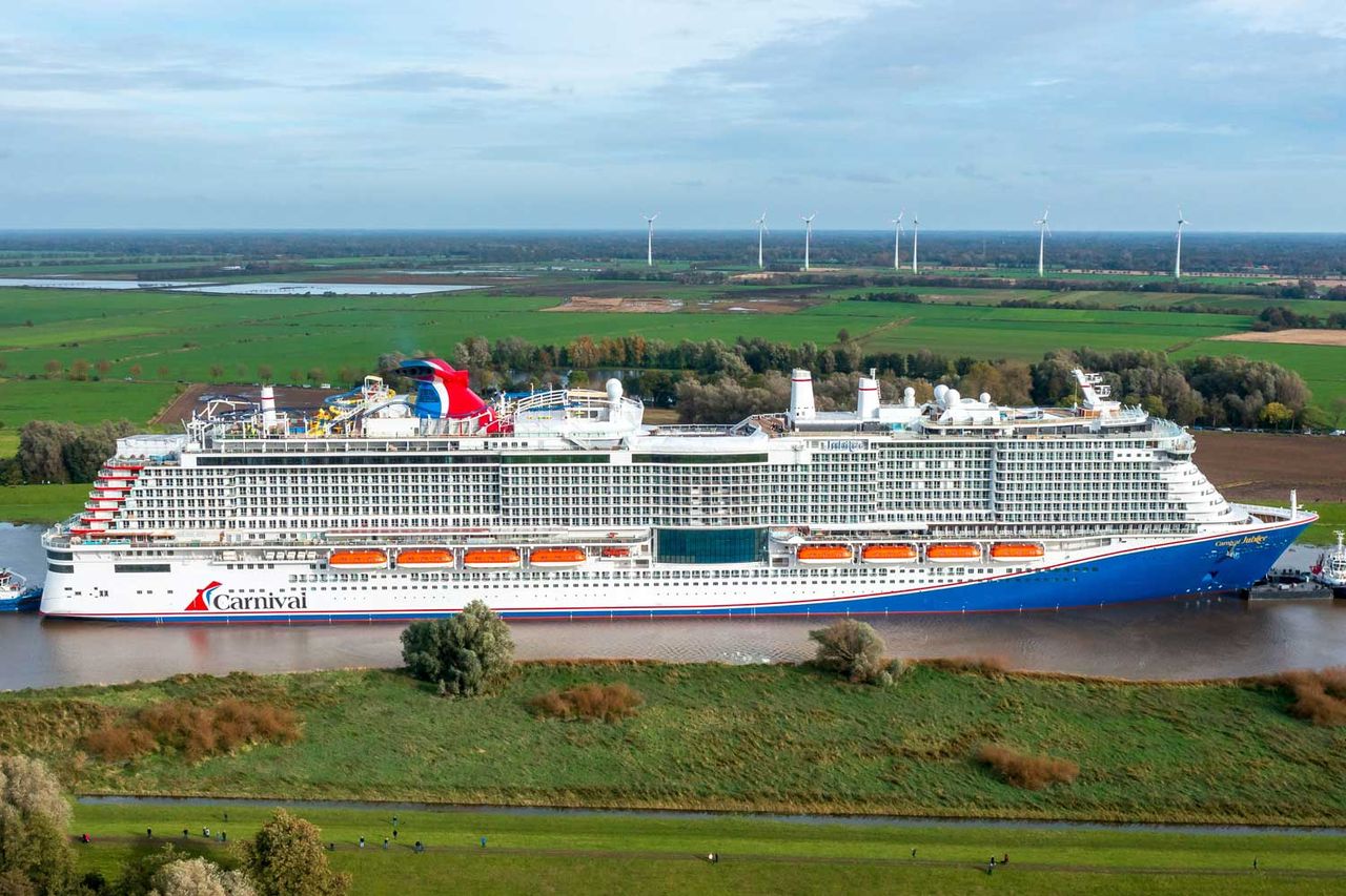 The 'Carnival Jubilee' cruise shipCredit: Sina Schuldt/picture alliance via Getty