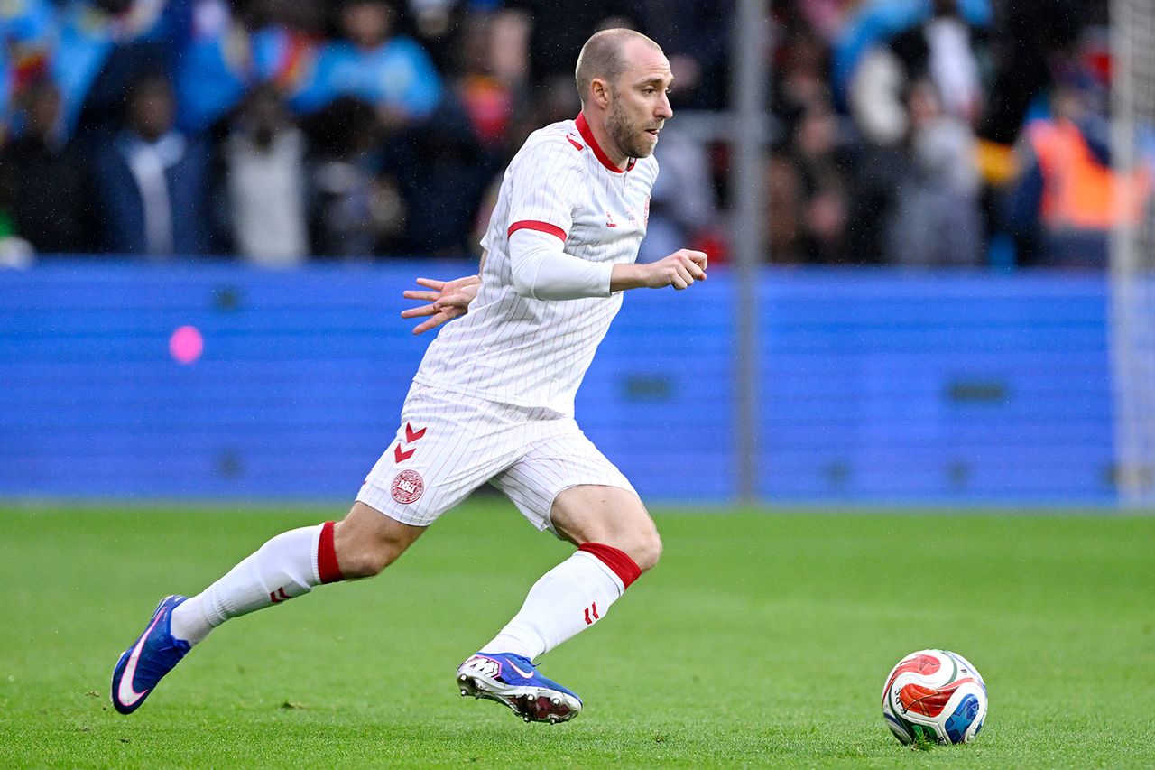 Christian Eriksen playing for Denmark on June 3, 2026Credit: Gerrit van Keulen/Soccrates Images/Getty