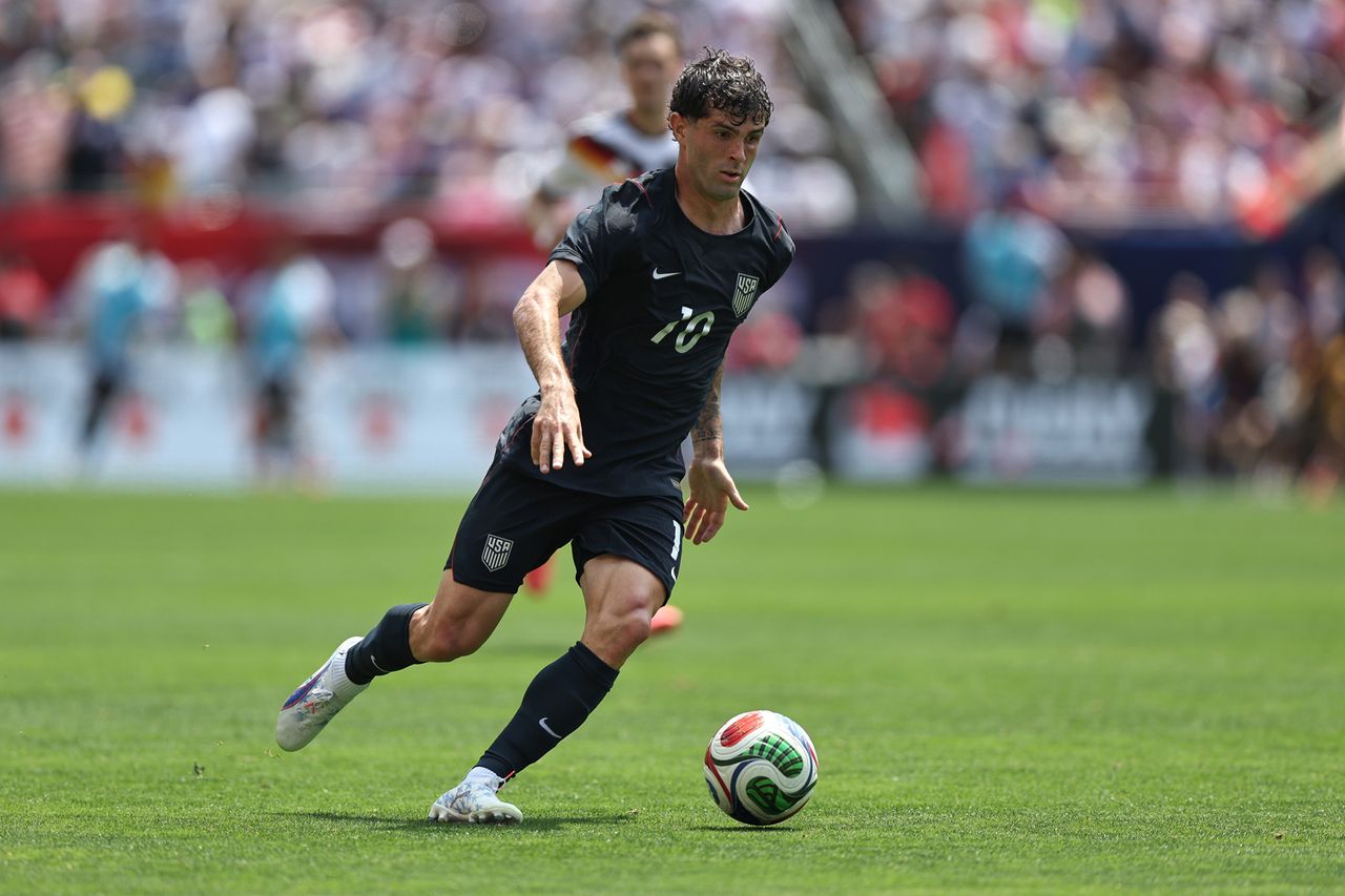 Christian Pulisic #10 of the United States during the international friendly match between United States and Germany on June 6, 2026 in Chicago, Illinois. Christian Pulisic #10 of the United States during the international friendly match between United States and Germany on June 6, 2026 in Chicago, Illinois.Credit: Omar Vega/USSF/Getty
