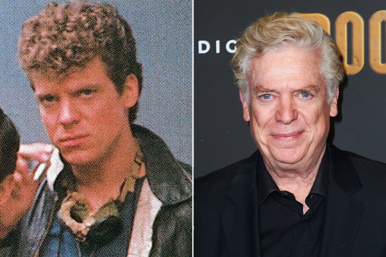 From left: Christopher McDonald as Goose McKenzie in 1982's 'Grease 2'; Christopher McDonald attends the 'Boon' premiere at the TCL Chinese 6 Theaters in Hollywood, Calif., on March 29, 2022Credit: Paramount/Courtesy Everett Collection; Unique Nicole/Getty Images