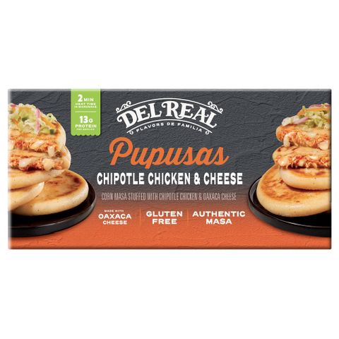 Del Real Chipotle Chicken & Cheese Pupusas