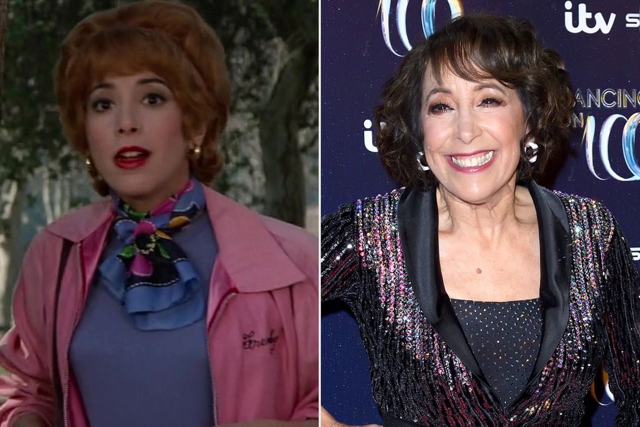 From left: Didi Conn as Frenchy in 1982's 'Grease 2'; Didi Conn attends a photocall for 'Dancing on Ice' at the Natural History Museum Ice Rink in London on Dec. 18, 2018Credit: Paramount Pictures; Karwai Tang/WireImage