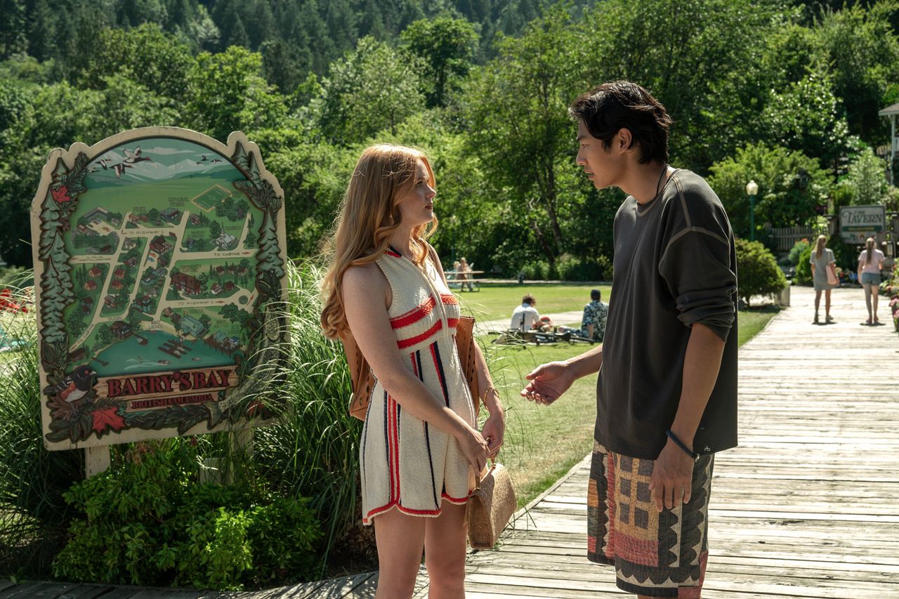Joseph Chiu as Jordie and Abigail Cowen as Delilah in 'Every Year After'Credit: Apple TV