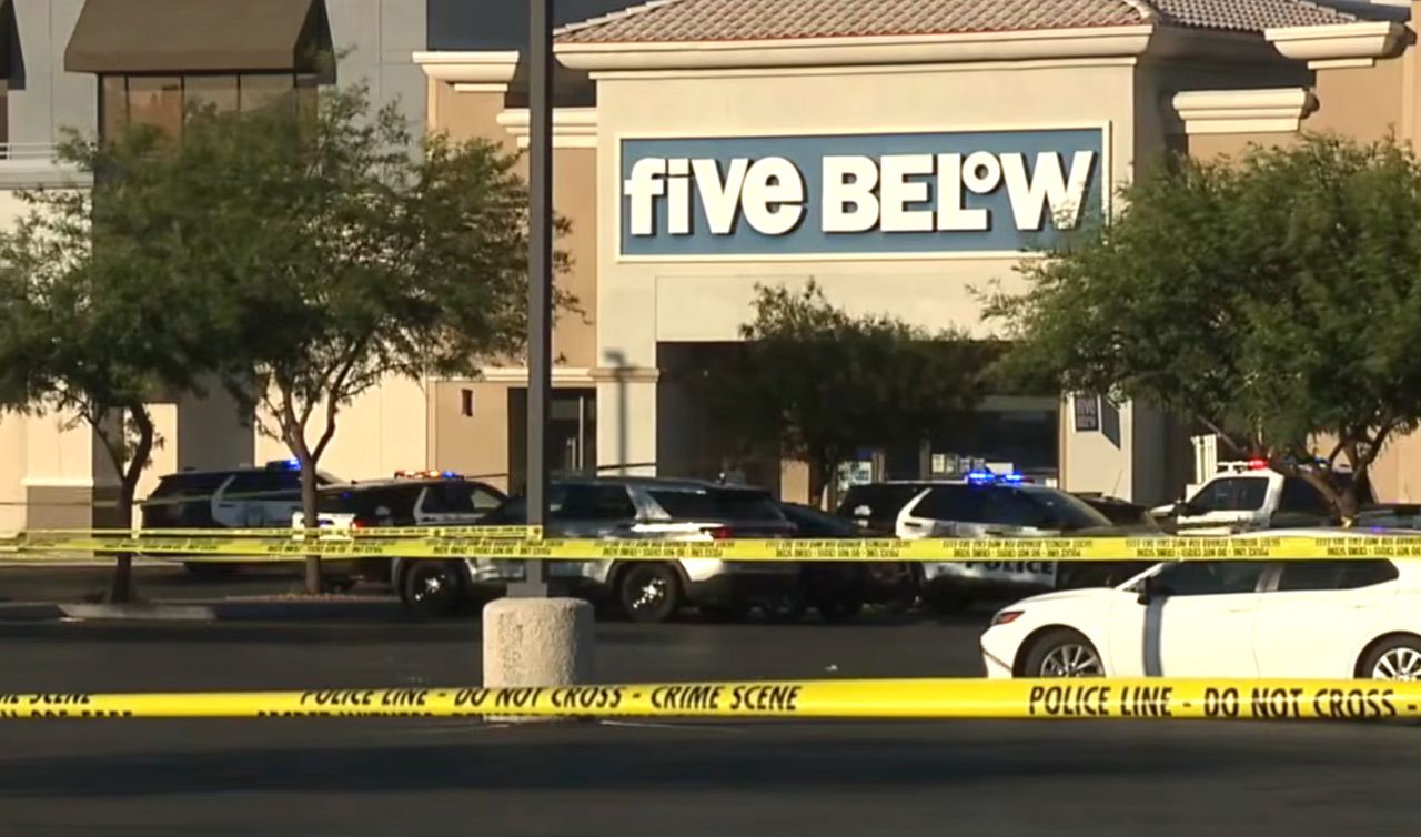 Five Below Las Vegas shooting Credit: KTNV Channel 13 Las Vegas/YouTube