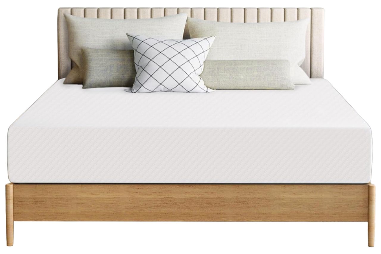 GAESTE 8 Inch Queen Cooling Gel Memory Foam Mattress for Cool Sleep Medium Feel CertiPUR-US Certified Foam, Mattress in a Box Pressure Relief Removable Cover No Fiberglass (Queen, 8 in) Credit: Amazon