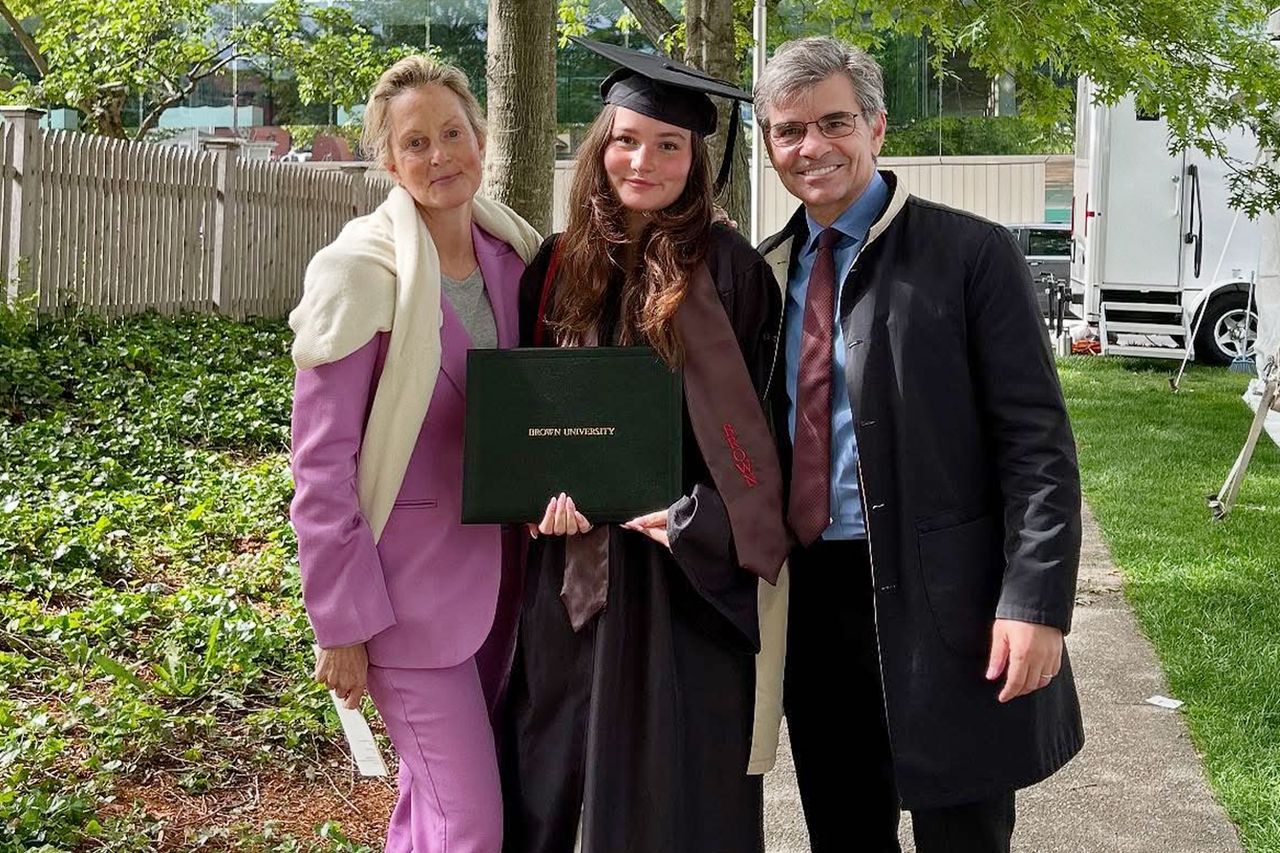 George Stephanopoulos and Ali Wenworth with their daughter Elliott.Credit: George Stephanopoulos/Instagram