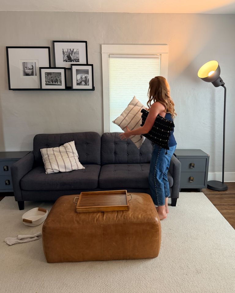 Kasey Smith stagging her houseCredit: Kasey Smith
