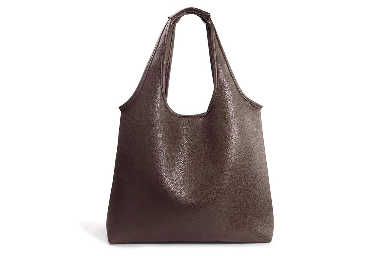 HOXIS Women's Hobo Bag Soft Vegan Leather Tote Oversized Slouchy Credit: Amazon