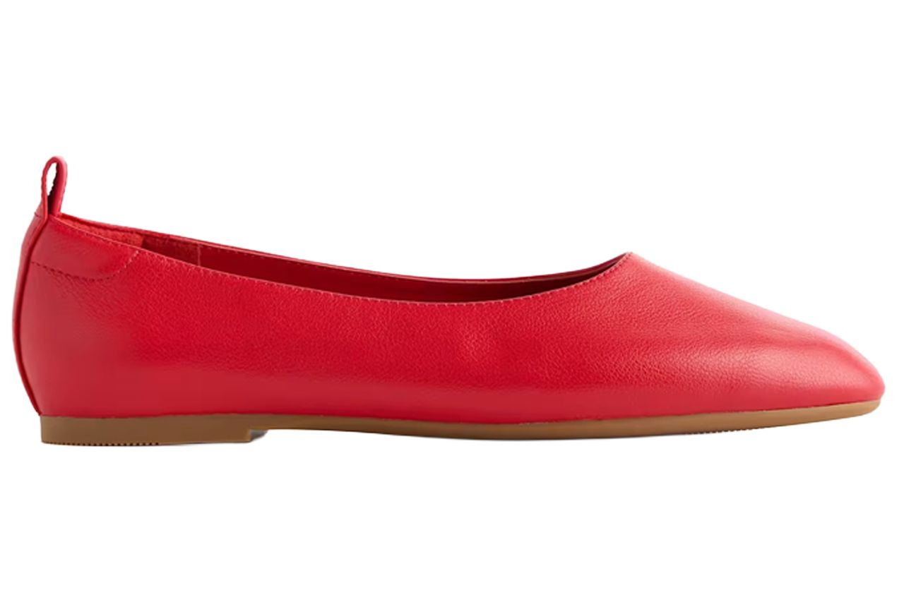 Italian Leather Glove Ballet Flats Credit: Quince