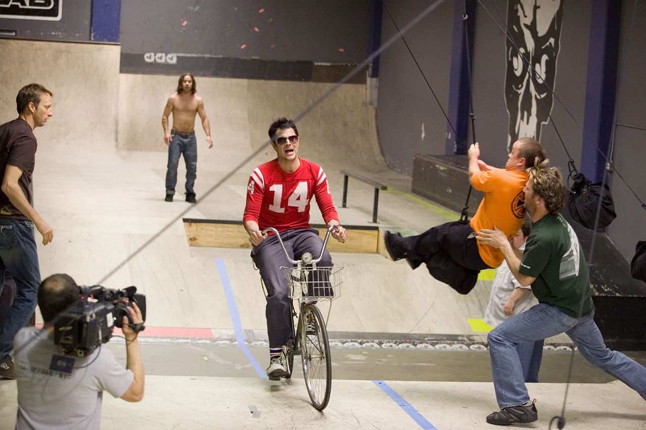 Wee Man, Chris Pontius, Johnny Knoxville, Tony Hawk in 