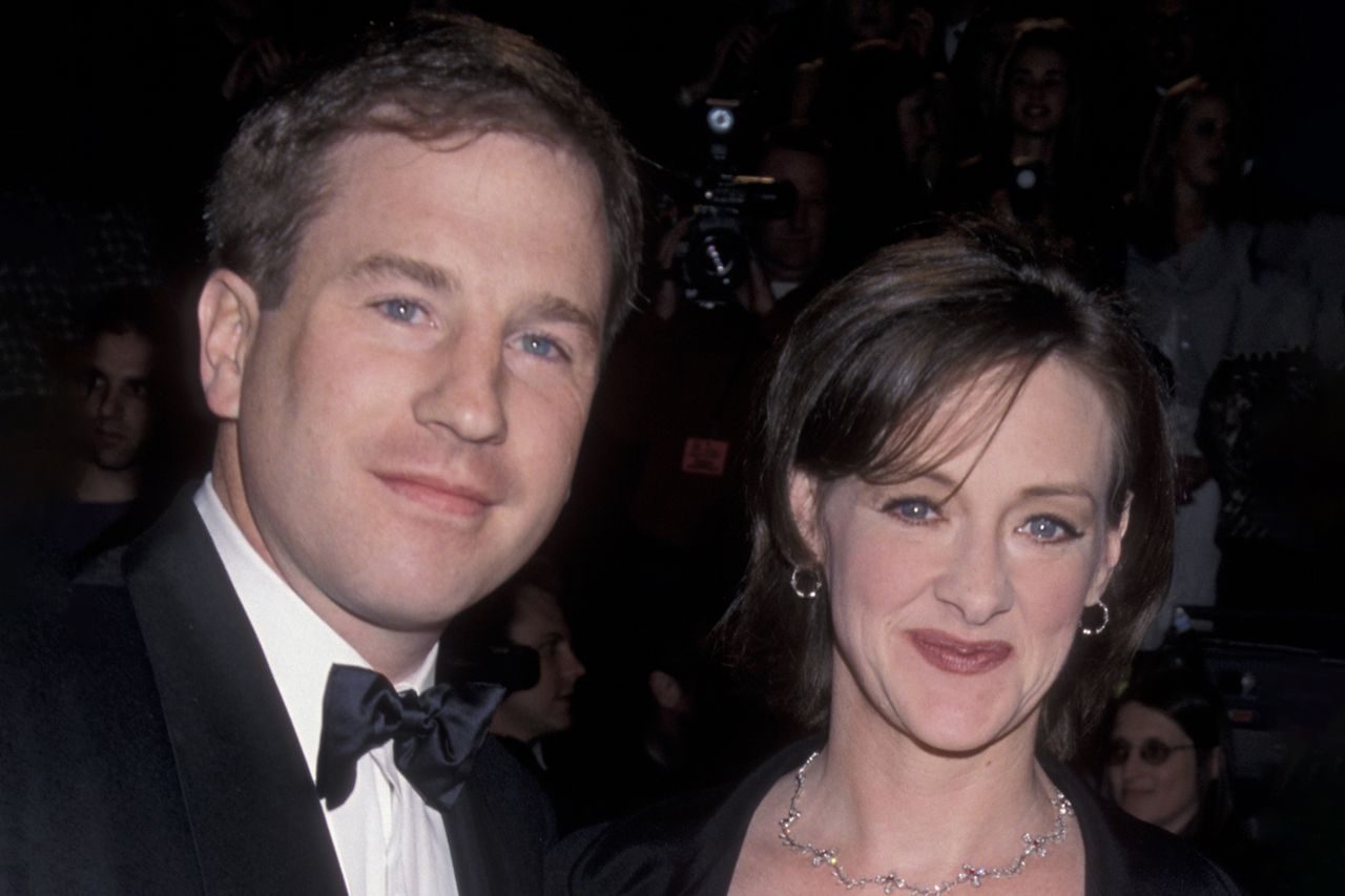 Joan Cusack and Richard Burke attend 14th Annual American Comedy Awards on Feb. 6, 2000, in Los Angeles.Credit: Ron Galella, Ltd./Ron Galella Collection via Getty