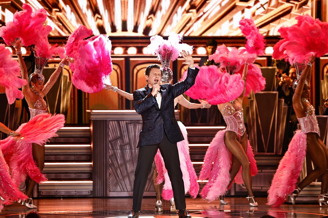 Jonathan Groff performs during The 78th Annual Tony Awards on June 08, 2025 in New York City. Jonathan Groff performs during The 78th Annual Tony Awards on June 08, 2025 in New York City.Credit: Michele CroweCBS via Getty