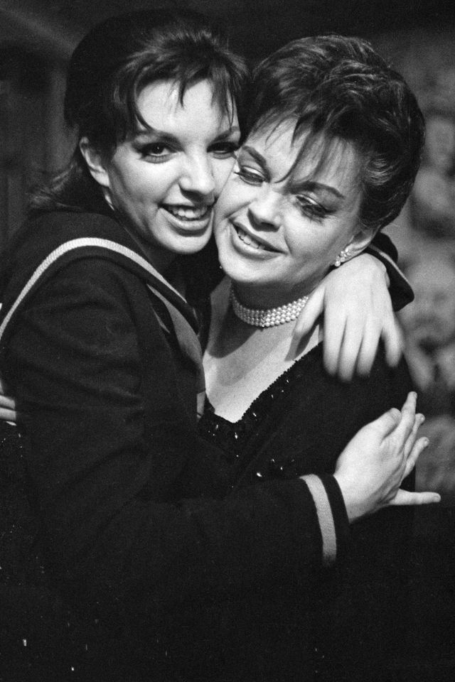 Liza Minnelli and Judy GarlandCredit: Regan/Daily Express/Hulton Archive/Getty