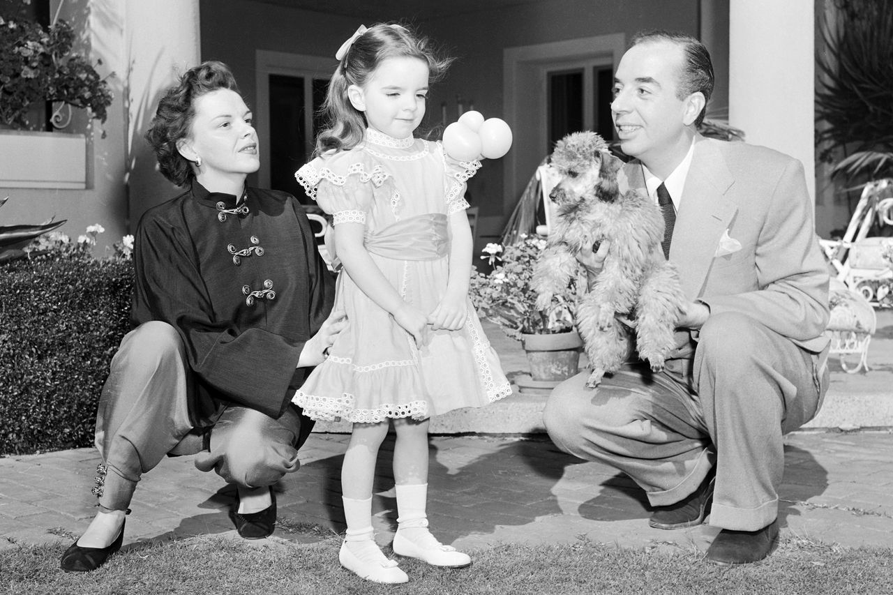 Judy Garland, Vincente Minnelli and Liza Minnelli.Credit: Bettmann Archive/Getty