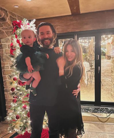Matilda, Tom Pelphrey and Kaley CuocoCredit: Kaley Cuoco/Instagram