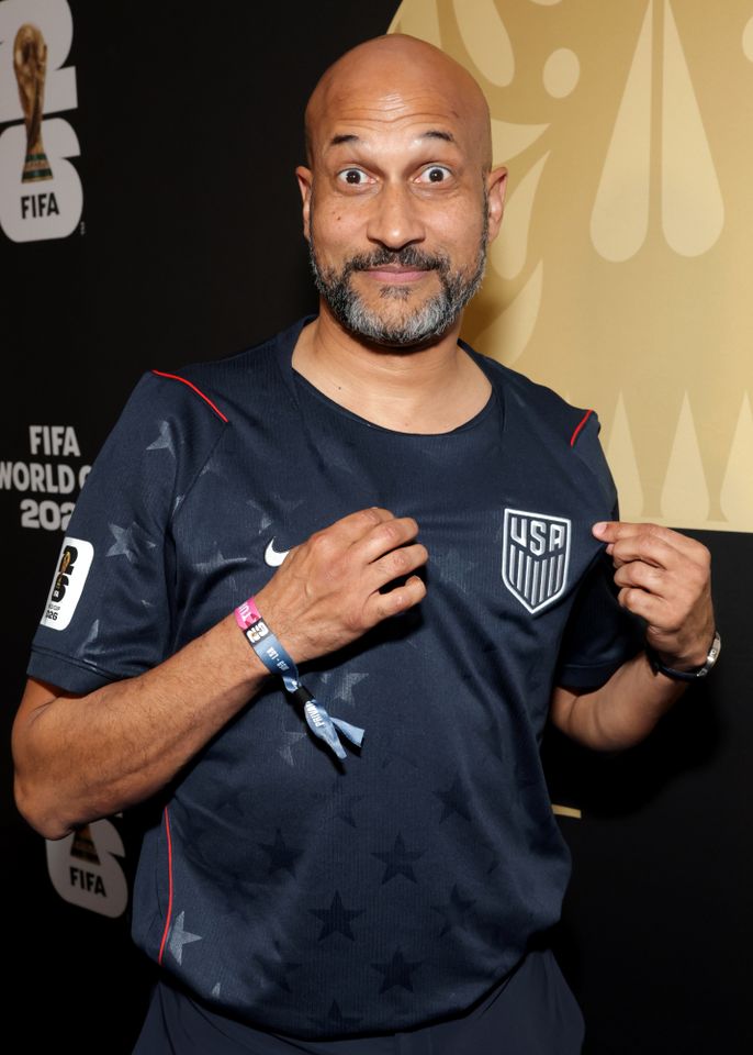 Keegan-Michael Key during the FIFA World Cup 2026 Group D match between Turkiye and USA at Los Angeles Stadium on June 25, 2026 in Inglewood, California.Credit: Matt Winkelmeyer - FIFA/FIFA via Getty