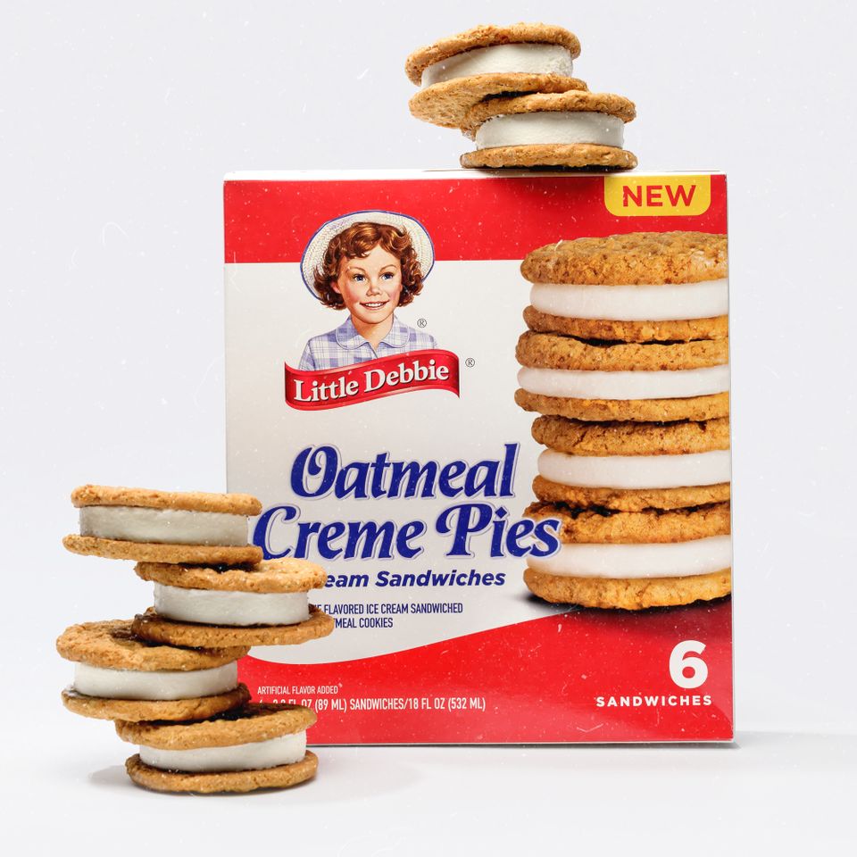 Little Debbie Oatmeal Creme Pies Ice Cream SandwichesCredit: Hudsonville Ice Cream