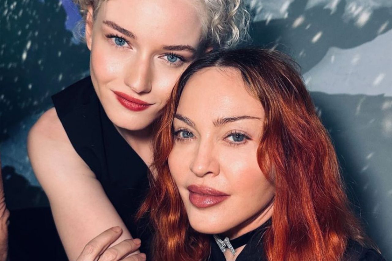 Julia Garner (left) with Madonna (right).Credit: Madonna/Instagram