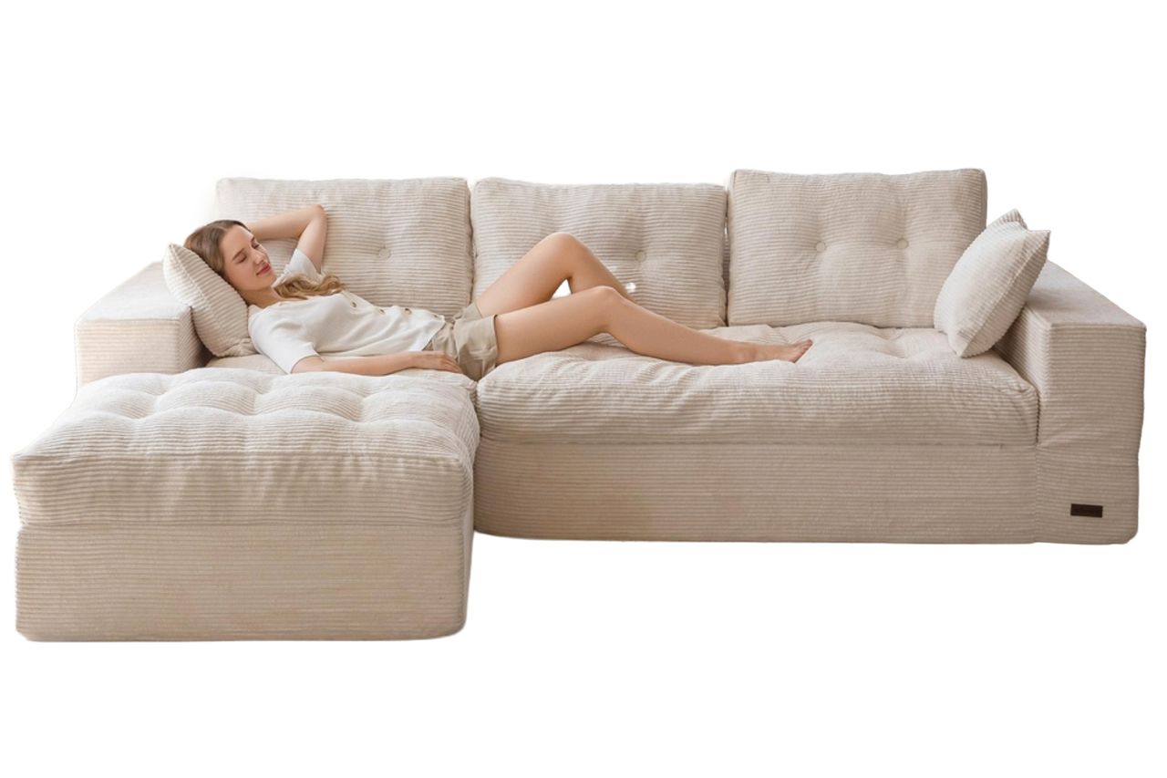 Maxyoyo 104 L Shaped Modular Sectional Sofa Credit: Amazon