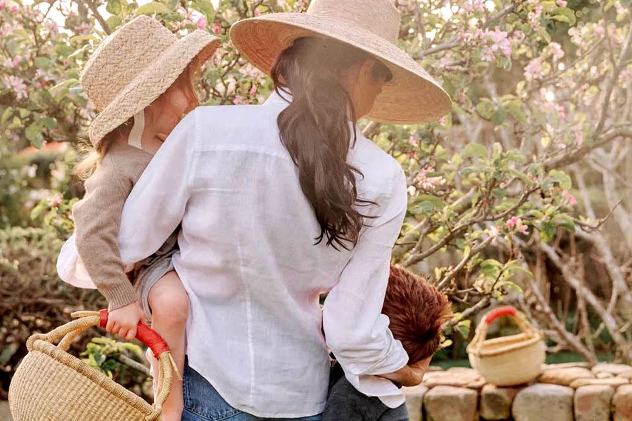 Meghan Markle with Princess Lilibet and Prince Archie.Credit: Meghan, Duchess of Sussex/Instagram