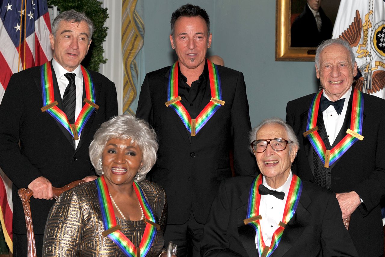 Robert De Niro, Bruce Springsteen, Mel Brooks, Grace Bumbry and Dave Brubeck.Credit: Ron Sachs-Pool/Getty