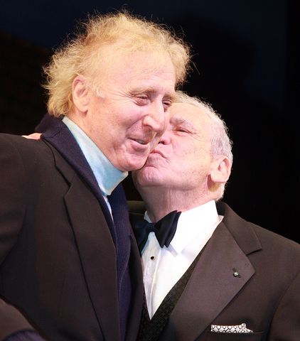 Gene Wilder and Mel Brooks.Credit: Bruce Glikas/FilmMagic