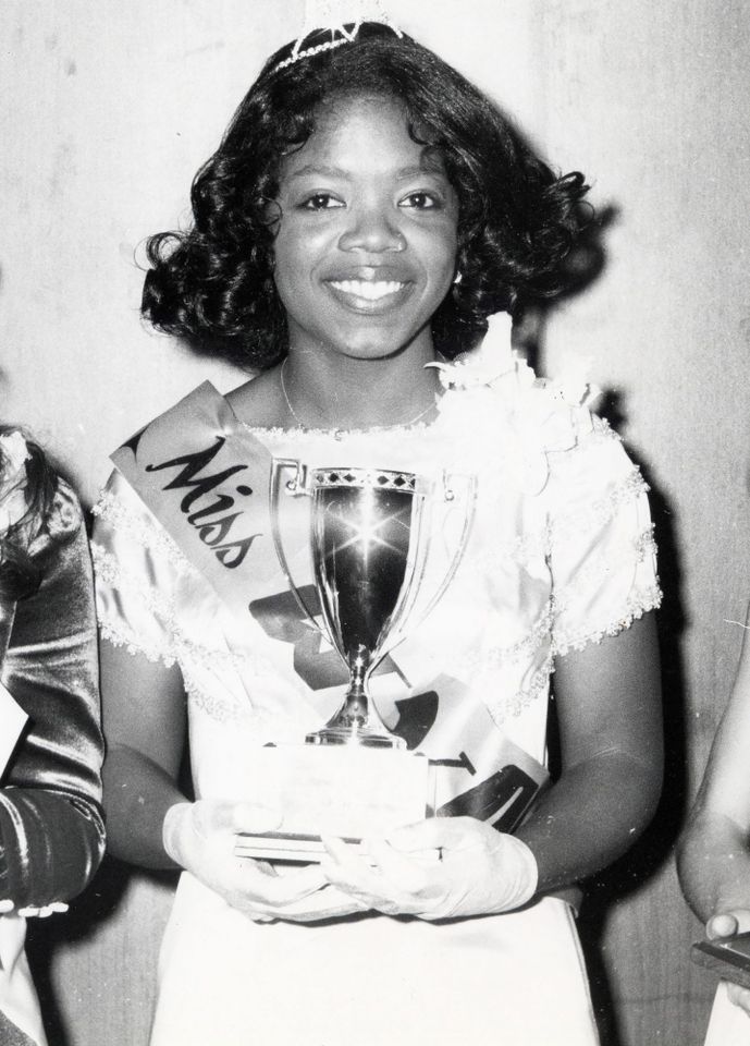Oprah Winfrey is named Miss Fire Prevention in Nashville in 1971Credit: REX/Shutterstock
