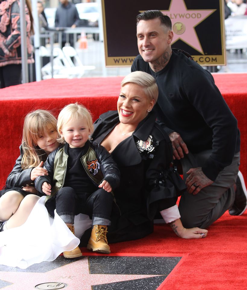 Pink and Carey Hart with their kids Willow Sage and Jameson HartCredit: Michael Tran/FilmMagic