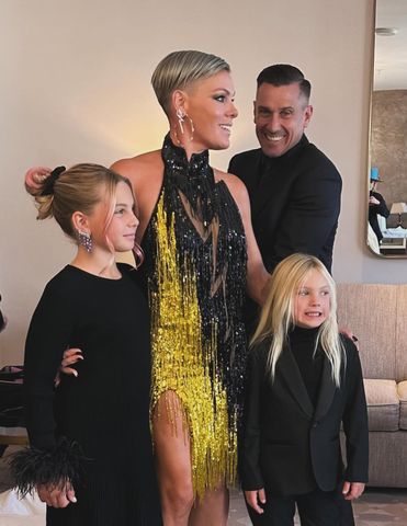 Pink with her familyCredit: Pink/Instagram