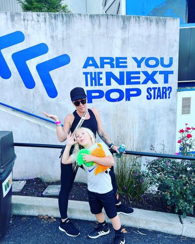 Pink with her sonCredit: Pink/Instagram