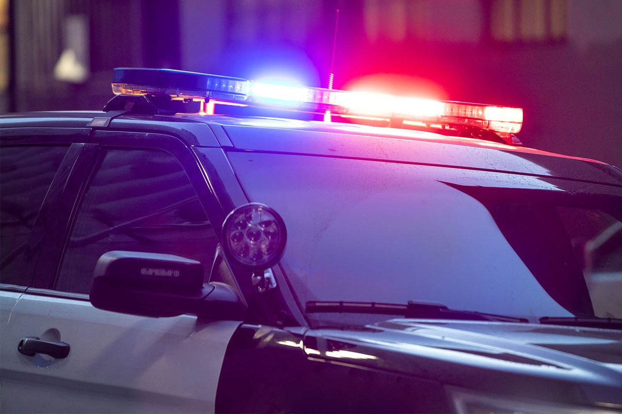 Stock image of police lightsCredit: Getty