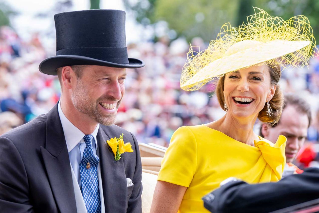 Catherine, Princess of Wales and Prince William, Prince of Wales on day two of Royal Ascot 2026Credit: Mark Cuthbert/UK Press via Getty
