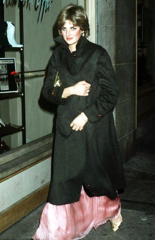 Lady Diana Spencer leaves the Ritz Hotel in London after attending Princess Margaret's 50th birthday party, November 1980. This is one of the early pictures taken of her as rumours began of her romance with Prince Charles. Lady Diana Spencer leaves the Ritz Hotel in London after attending Princess Margaret's 50th birthday partyCredit: Jayne Fincher/Princess Diana Archive/Getty