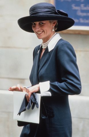Diana, Princess of Wales (1961 - 1997) attends the wedding of Lady Sarah Armstrong-Jones and Daniel Chatto at St Stephen Walbrook, in the City of London, 14th July 1994. Princess Diana attends the wedding of Lady Sarah Armstrong-Jones and Daniel ChattoCredit: Jayne Fincher/Princess Diana Archive/Getty