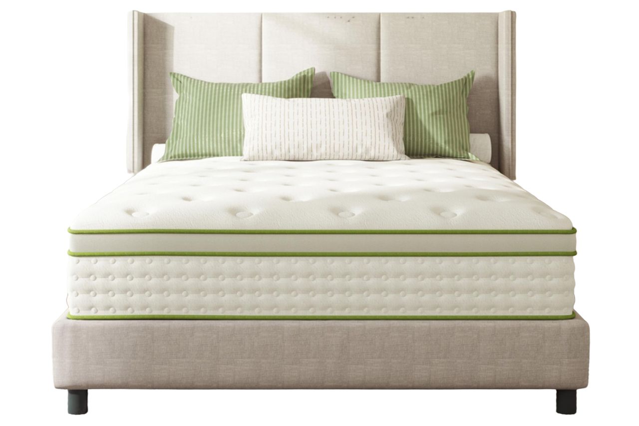 Queen Mattress 10 Inch Hybrid Memory Foam Mattress in a Box with Individual Pocket Innerspring for Motion Isolation & Pressure Relief, Edge Support, Medium Firm Credit: Amazon