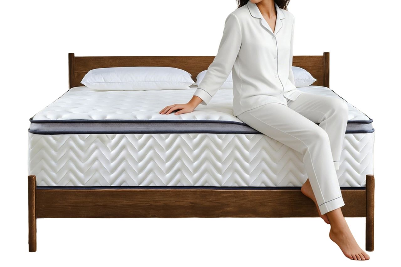 Queen Mattress,12 Inch Medium Firm Hybrid Queen size Bed Mattress, Memory Foam Mattresses in a Box for Pressure Relief, Individual Pocket Spring-Motion Isolation with Edge Support, CertiPUR-US Credit: Amazon