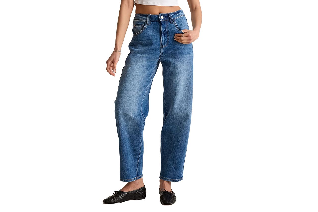 Quince Bella Stretch Barrel Jeans Credit: Quince