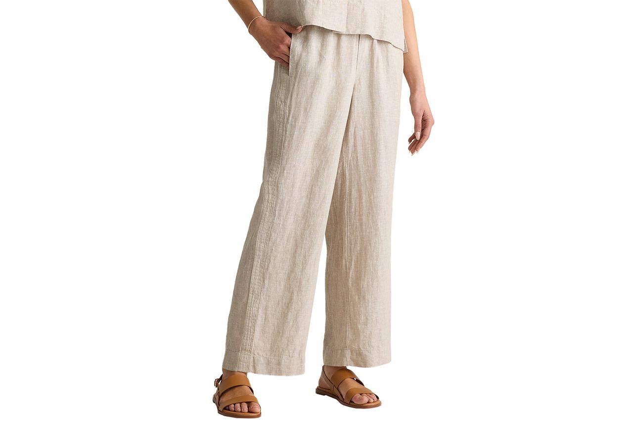 100% European Linen Wide Leg Pants Credit: Quince