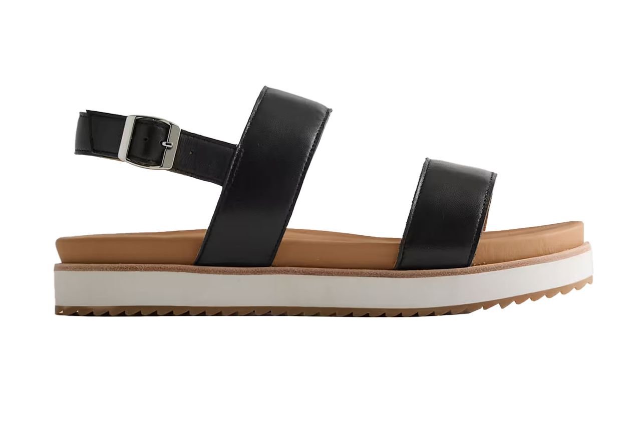 Quince Italian Leather Platform Sandal Credit: Quince