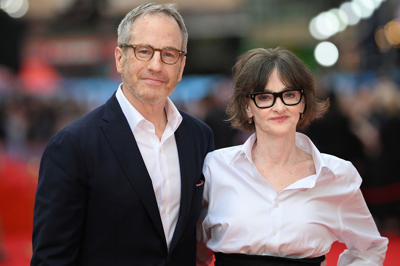 Richard Burke and Joan Cusack attend the UK Launch Event of 'Toy Story 5' on May 28th, 2026 in London.Credit: Kate Green/Getty