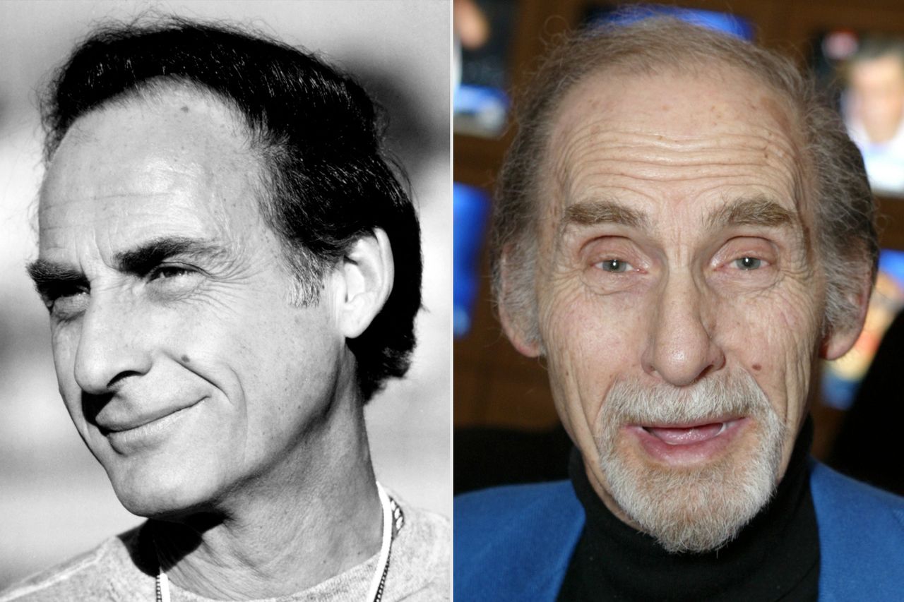 From left: Sid Caesar as Coach Calhoun in 1982's 'Grease 2'; Sid Caesar attends Larry King's surprise 70th birthday party in Beverly Hills, Calif., on Nov. 19, 2003Credit: Paramount/Courtesy Everett Collection; Alex Berliner/BEI/Shutterstock