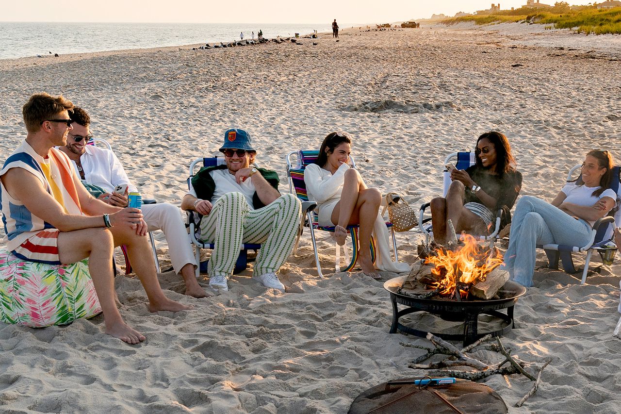 The 'Summer House' cast (from left) Kyle Cooke, Jesse Soloman, West Wilson, Paige DeSorbo, Ciara Miller, Amanda Batula, Lindsay Hubbard, Lexi Wood, Gabby PrescodCredit: Ralph Bavaro/Bravo via Getty