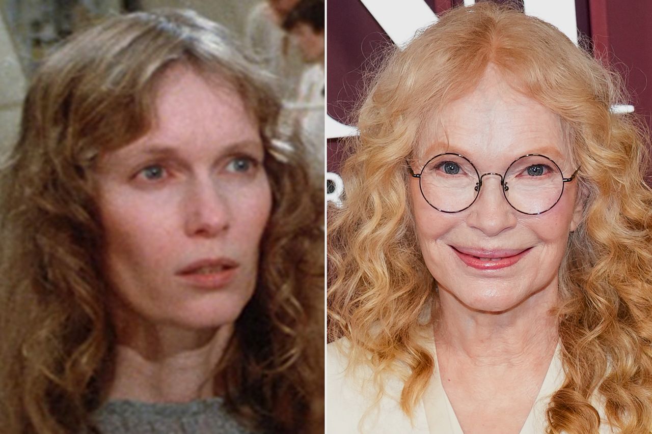 Mia Farrow in 'Supergirl' (1984); Mia Farrow on June 08, 2025 in New York City.Credit: HBO; Sean Zanni/Patrick McMullan via Getty