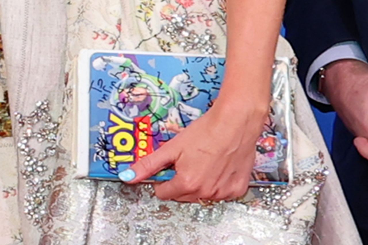 Taylor Swift's VHS copy of 'Toy Story'Credit: Kevin Mazur/Getty