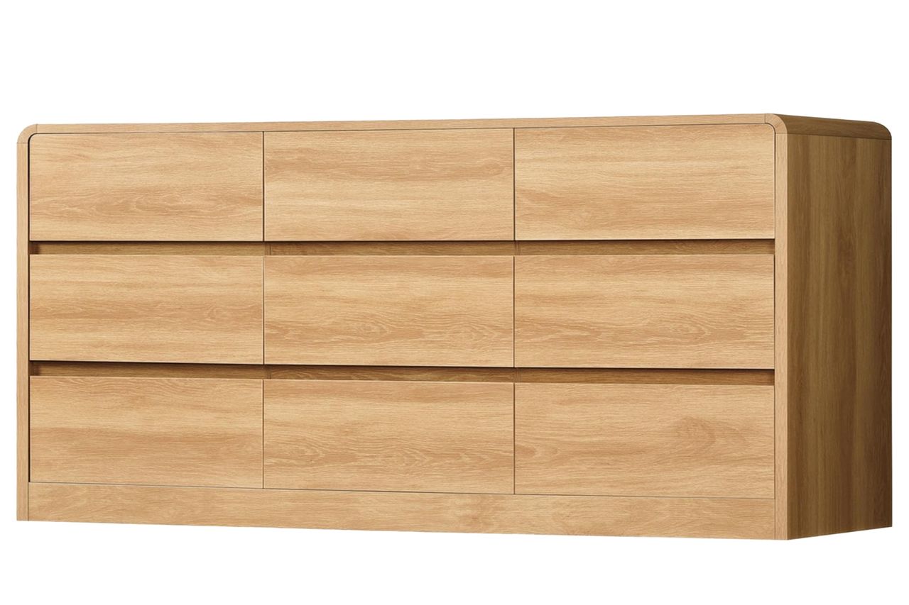 TEENFON 9 Drawer Dresser for Bedroom, 63 Credit: Amazon