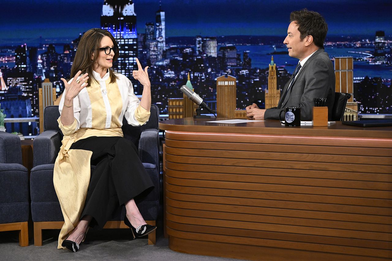 Tina Fey on 'The Tonight Show Starring Jimmy Fallon' on June 1, 2026Credit: Todd Owyoung/NBC via Getty