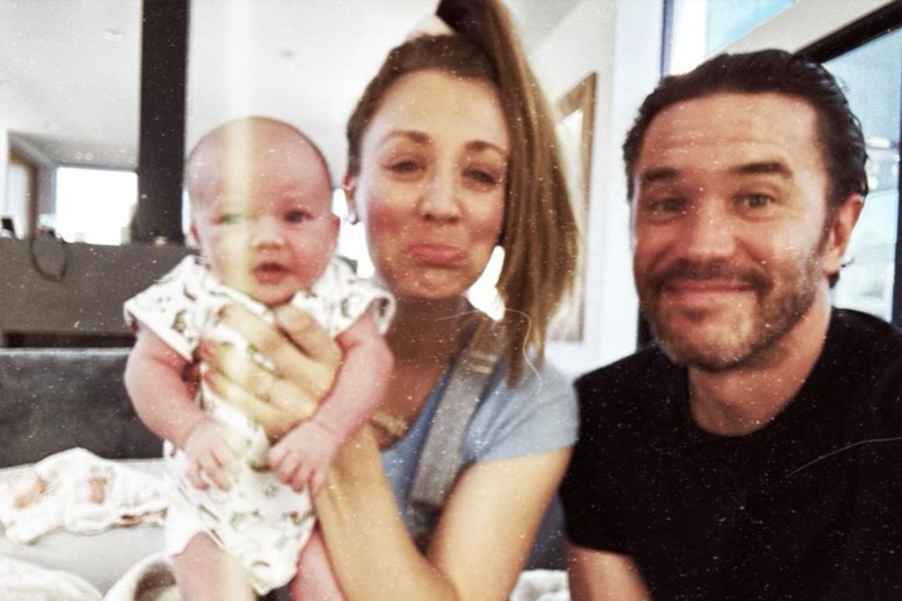 Matilda, Kaley Cuoco and Tom PelphreyCredit: Kaley Cuoco/Instagram